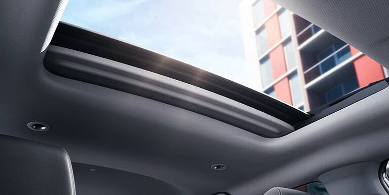 2027 Honda HR-V EX-L  interior view looking up through the open moonroof (Subcompact Crossover SUV).